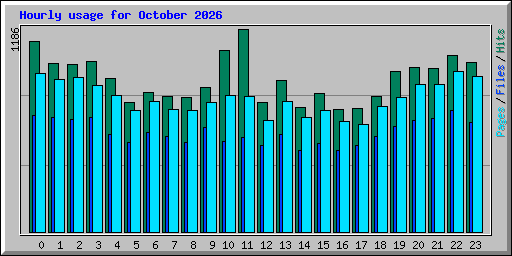Hourly usage for October 2026